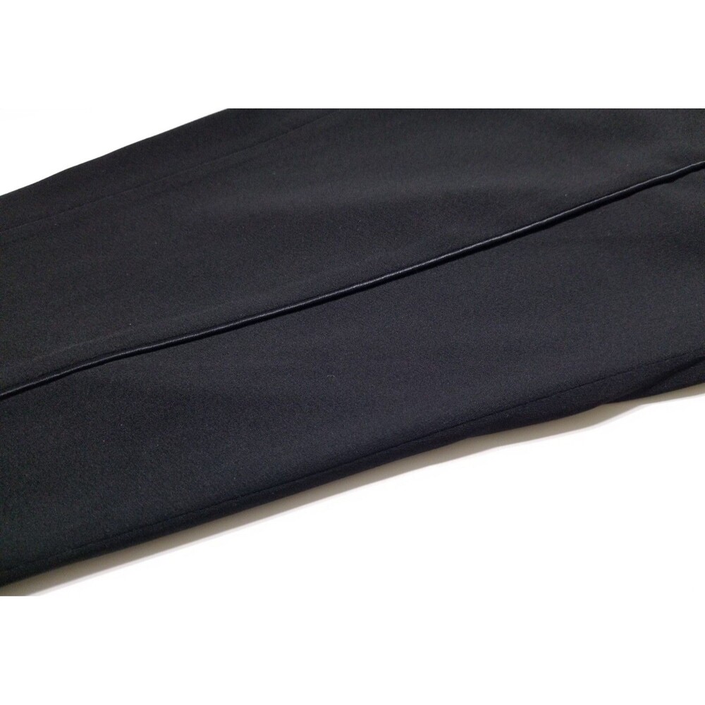 NWT Vince Relaxed Satin Piped Pull-On Trouser Pants in Black Size XS, S $295 - Picture 11 of 14